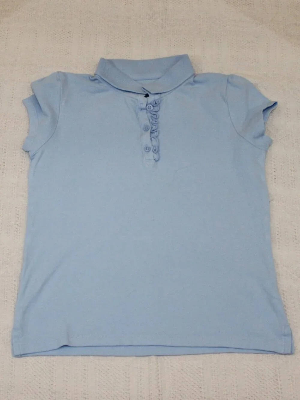 Bundle: (6) Girls Uniform Polo - Size M 7/8